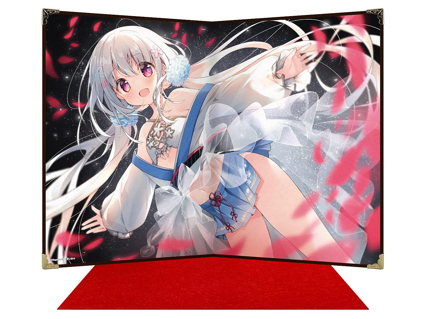 屏風、台座 Amazon.co.jp: flagLABO すいみゃ 卓上屏風 : おもちゃ